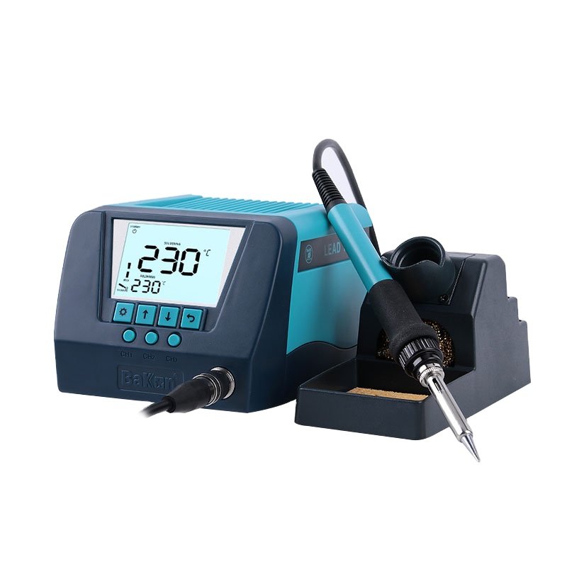 Bakon BK90 New Modle Large LCD Screen 90W Lead Free electric Soldering Iron Station