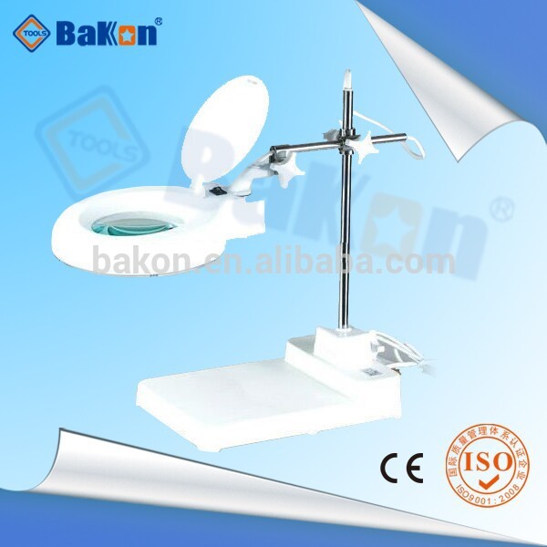 Clamp electronic 10x 20x laboratory magnifier lamp BK500C