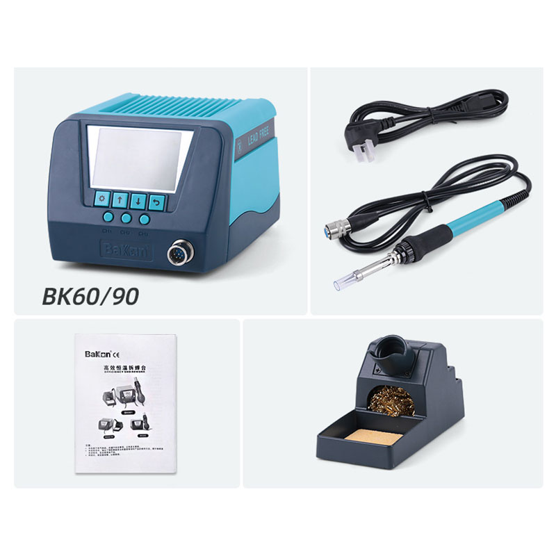 Bakon 90w smd lead free digital soldering station