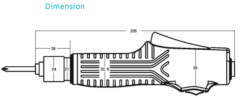 BAKON GE-10L brushless electric screwdriver torque adjustment