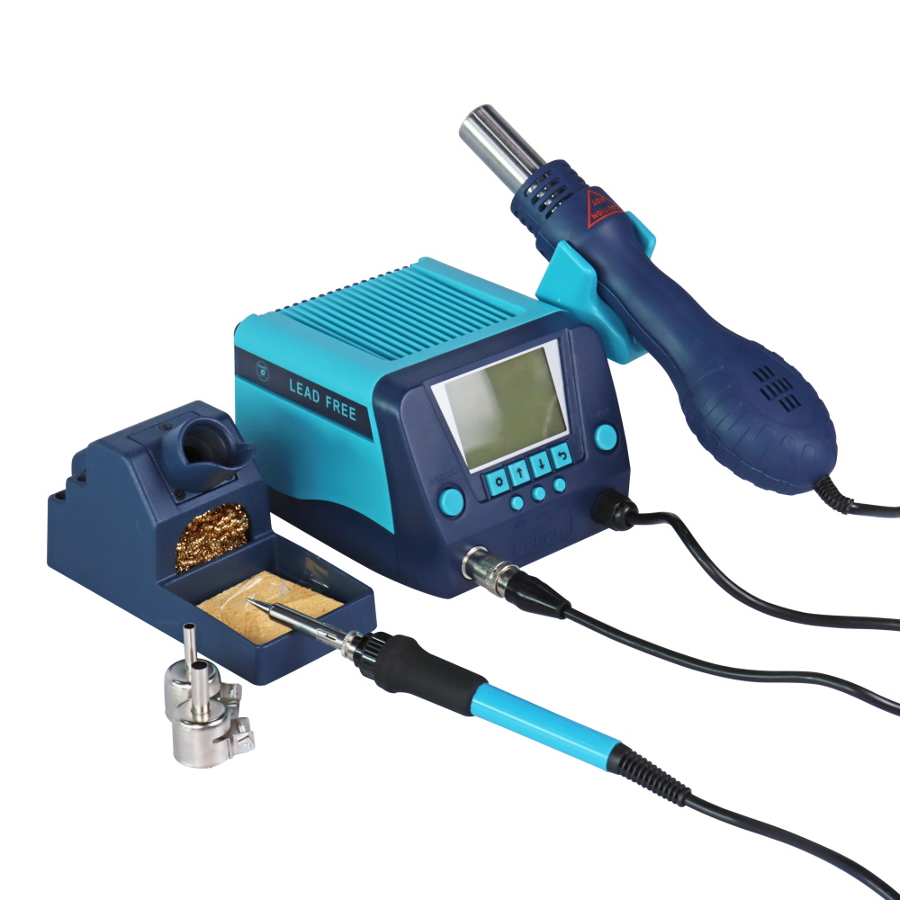 Bakon intelligent integrated digital rework 2 in 1 hot air desoldering station