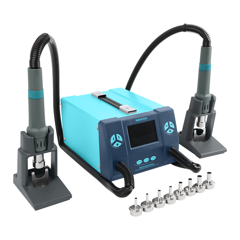 Bakon 2000W BK862 2 in 1 hot air gun desoldering station for repairing